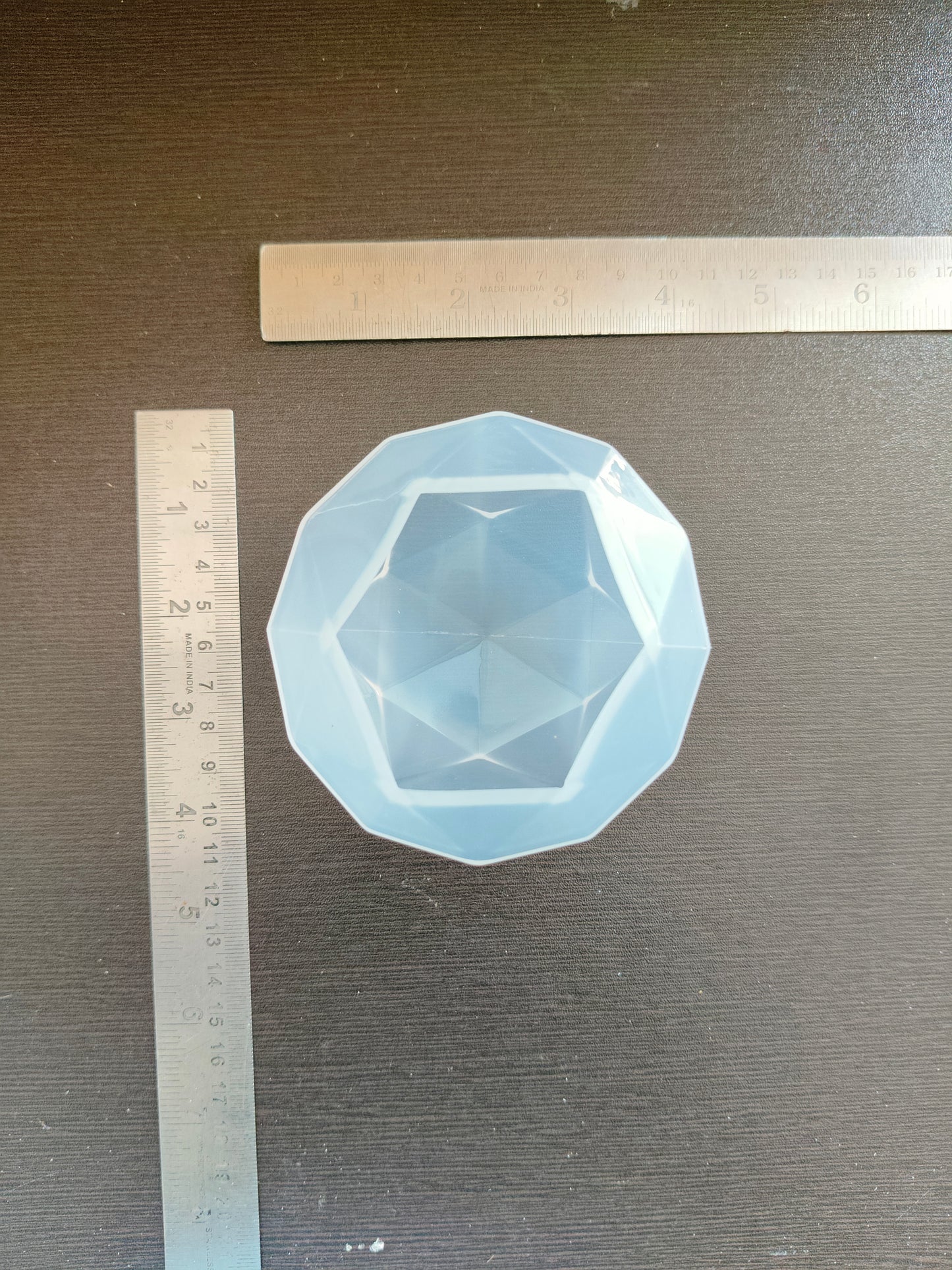 3D Diamond round Paper weight mould