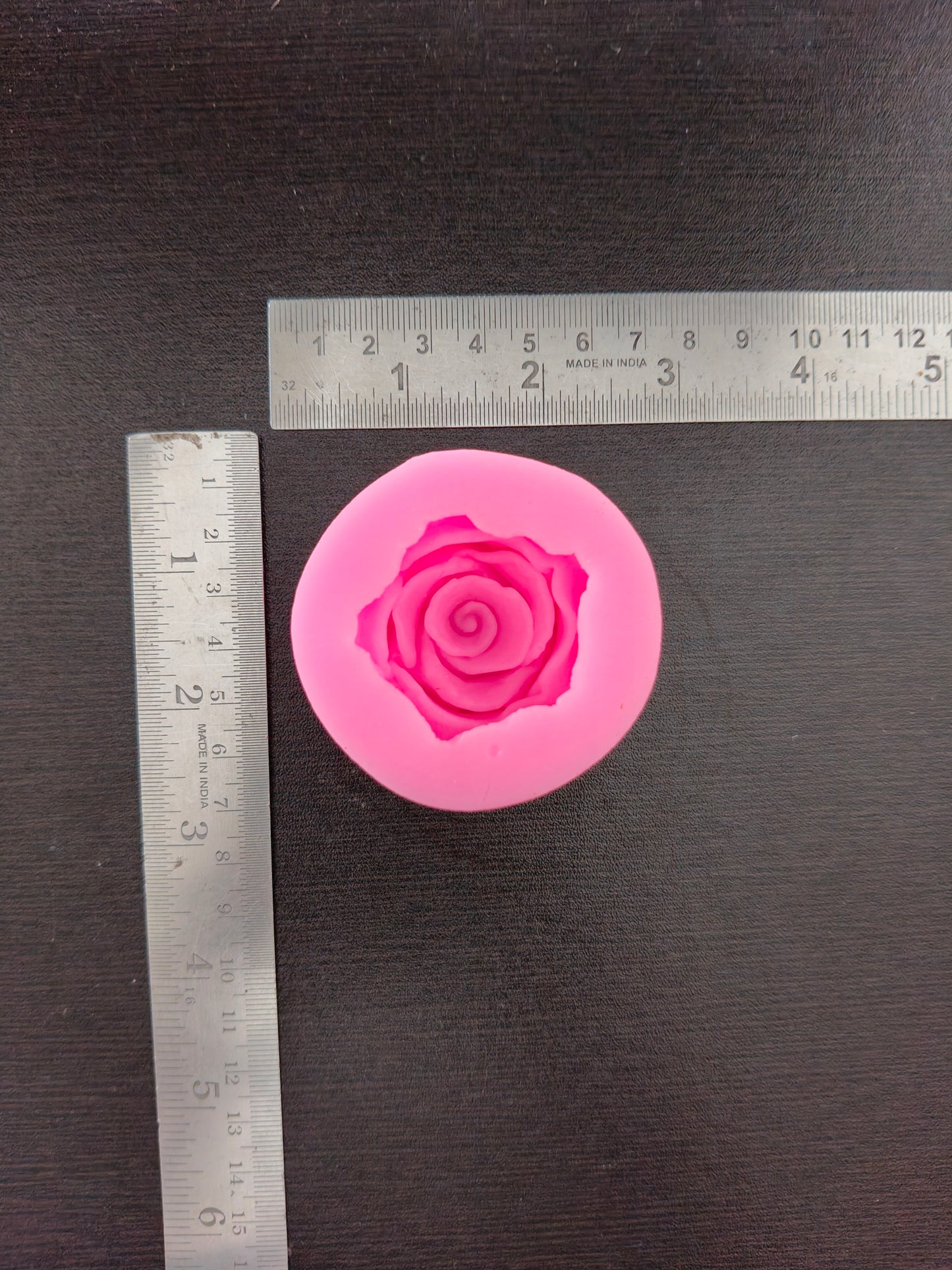 3D rose pink mould