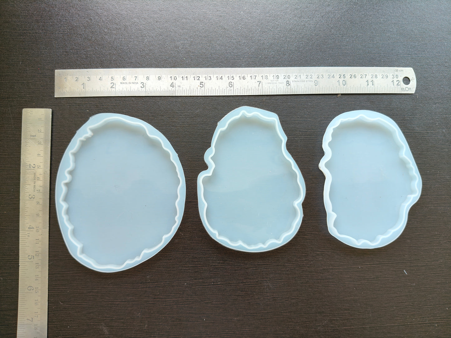 3pcs Agate Coaster Mould