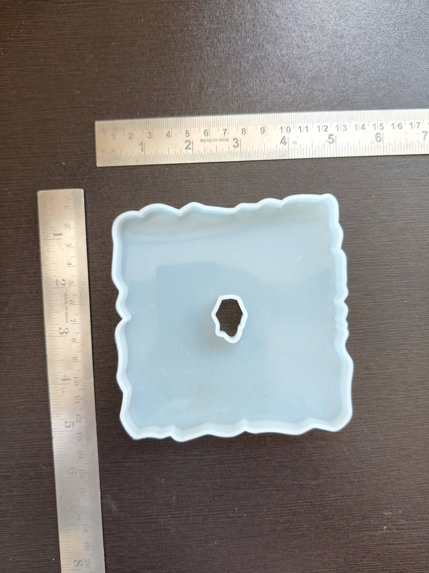 4.5inch agate square with hole mould