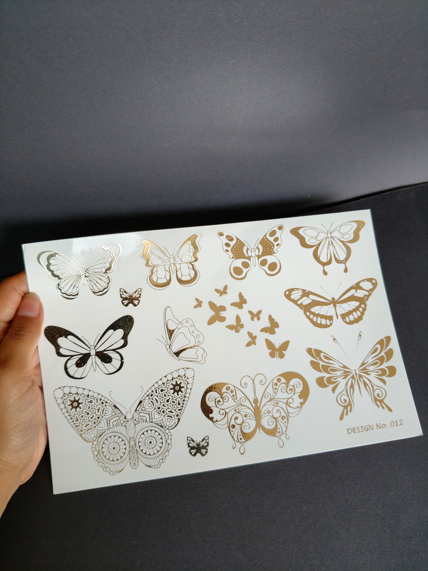 A5 Embossed Sticker Sheet-IS041