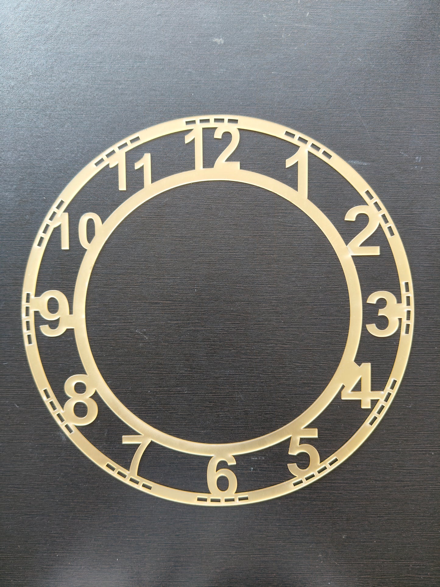 Gold Number acrylic rings