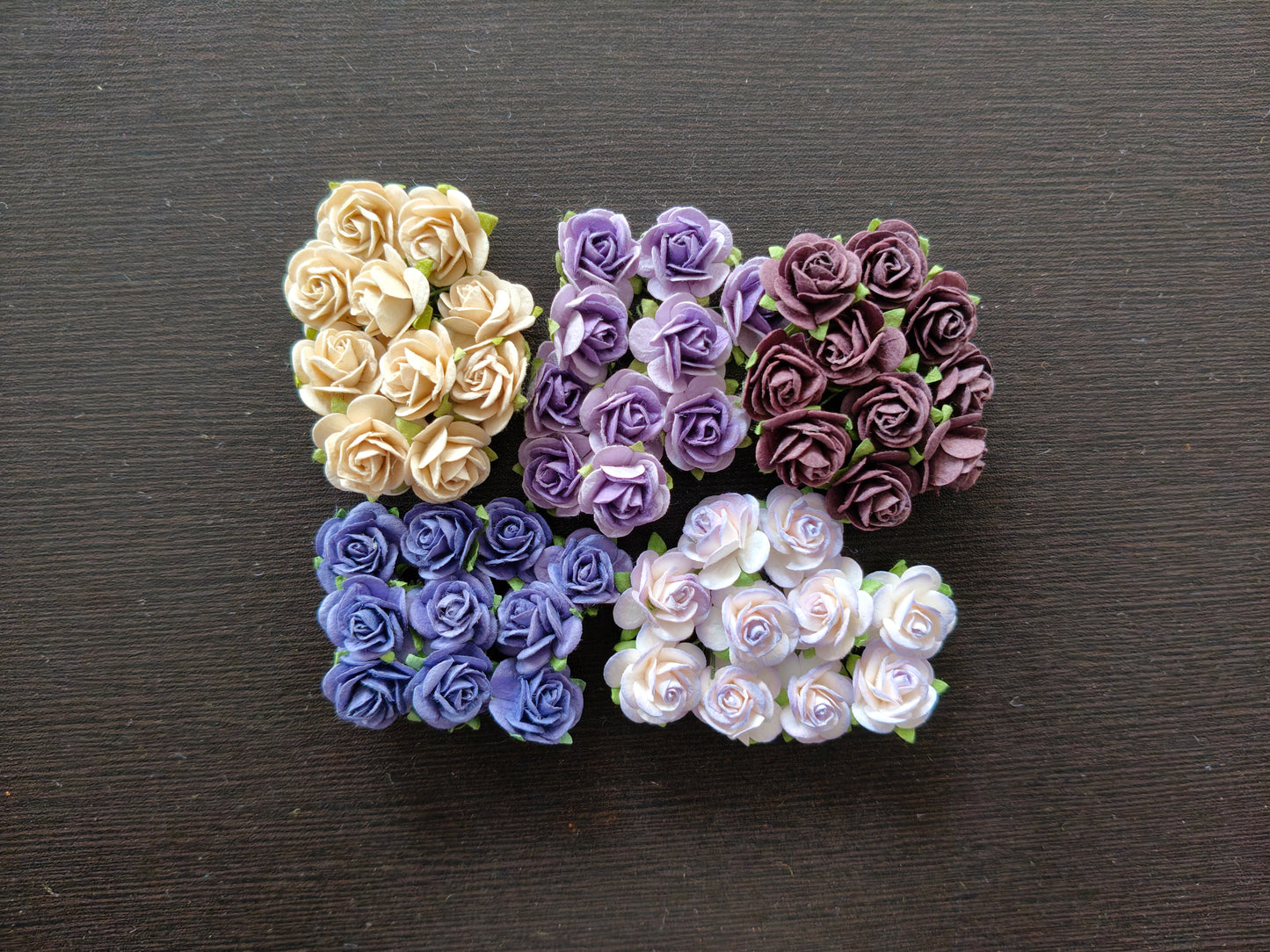 MF002- 25mm Mulberry roses