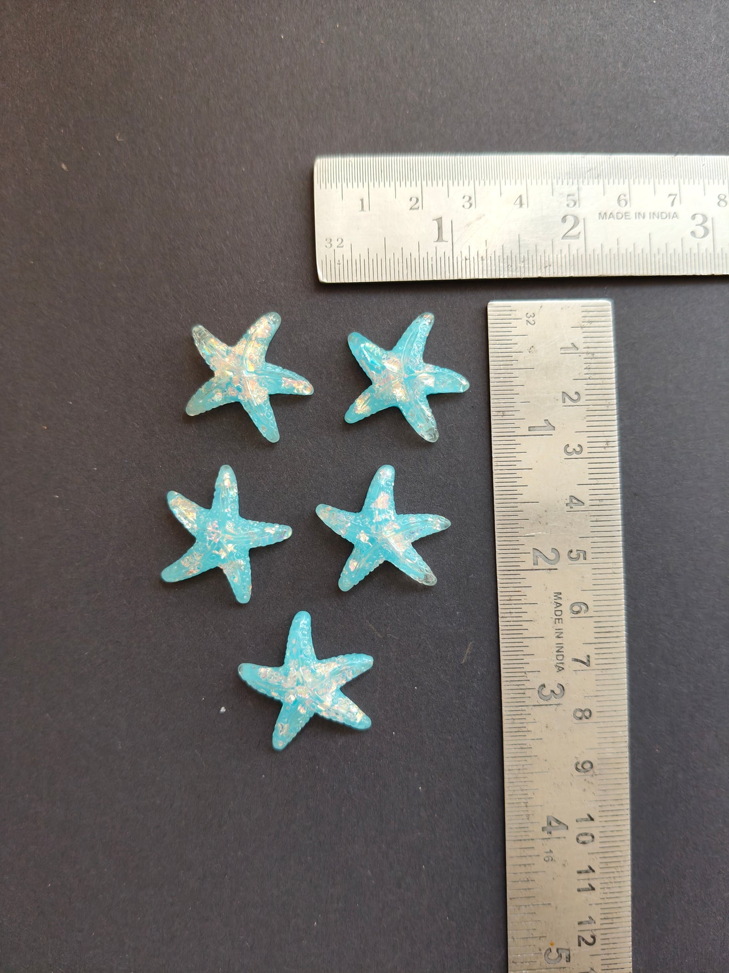 MN234- Blue jelly starfish miniature