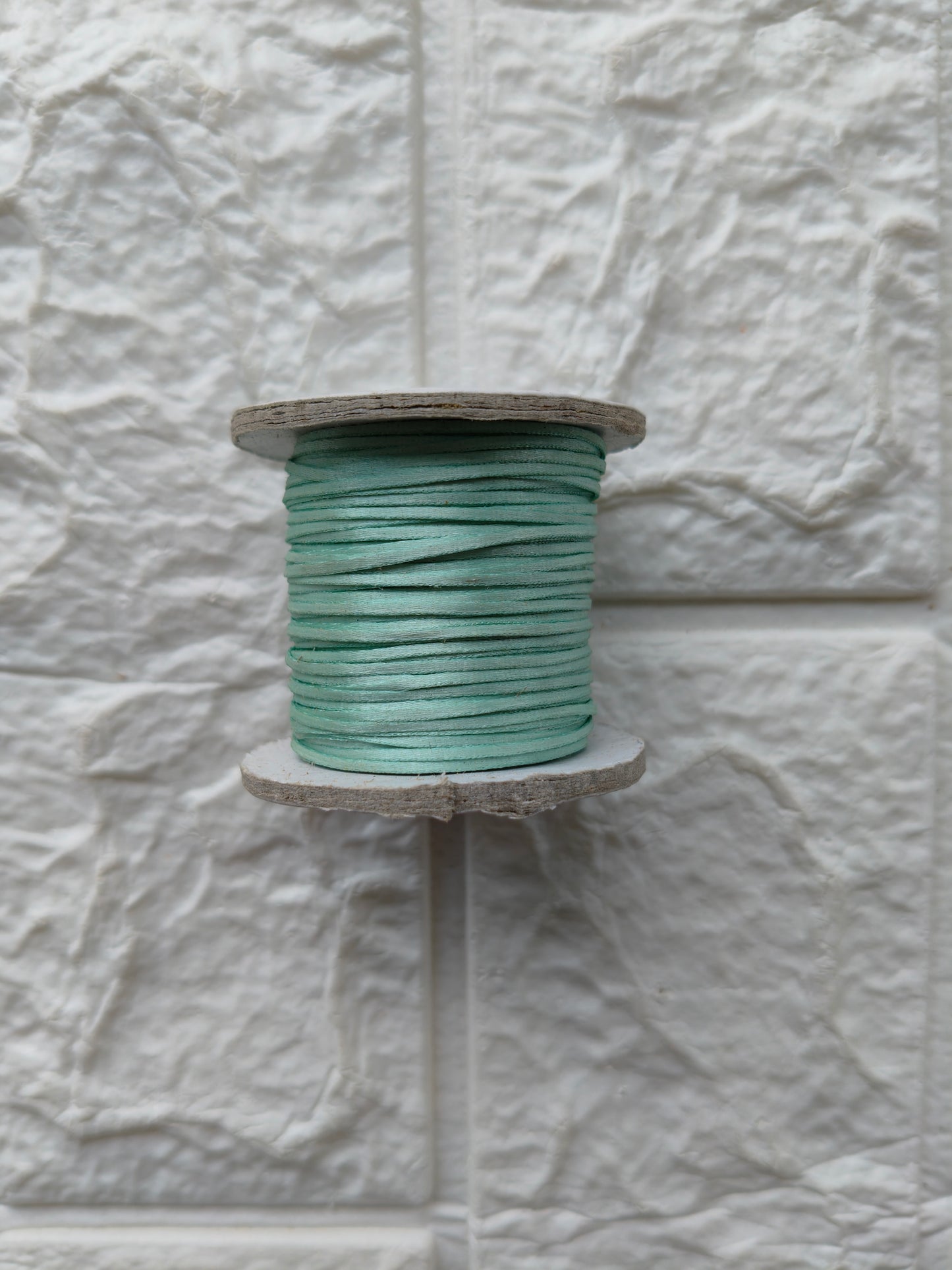 TH044-Pastel Green Satin twines