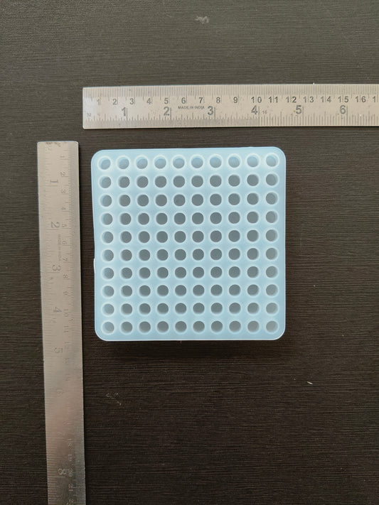 100 cavity round beads mould