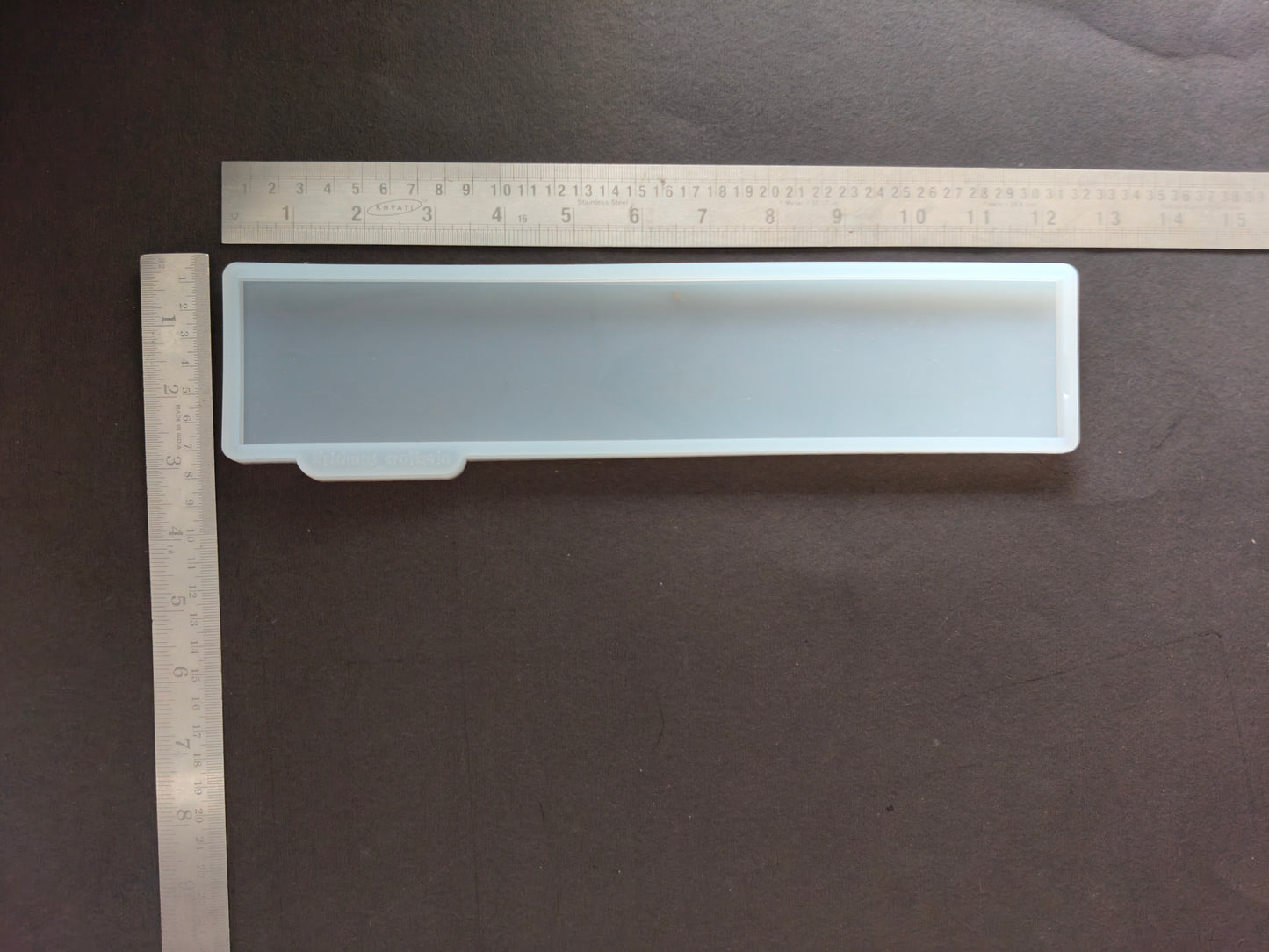 11.75 x2.5inch  rectangle mould (Hand-made mould)