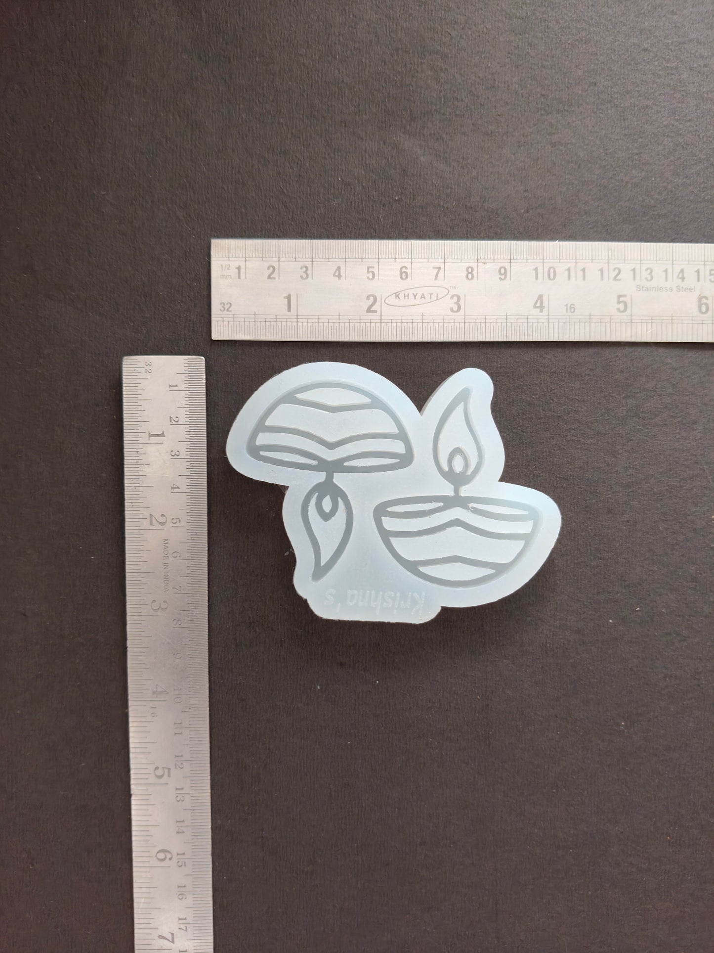 2pcs Diya mould (Hand-made mould)