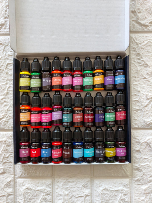 30 pcs candle colour set