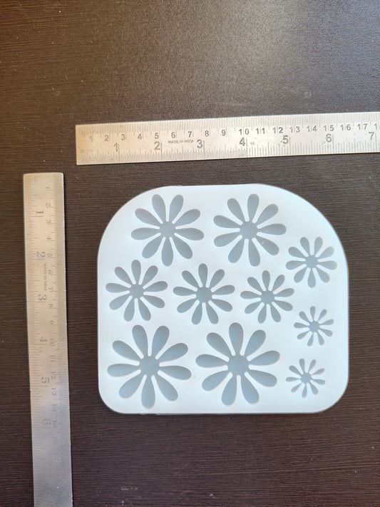 10 cavity flower mould