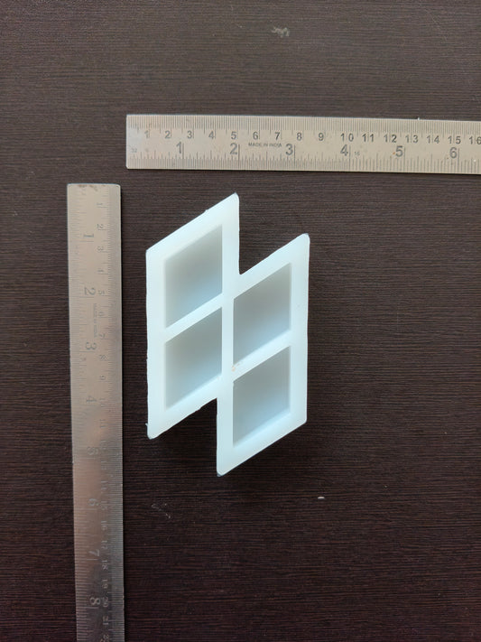 4 Cavity Kaju Katli Mould