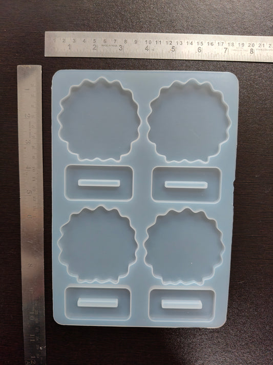 4 Cavity Agate Stand Mould