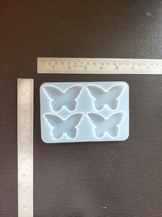 4 cavity butterfly mould