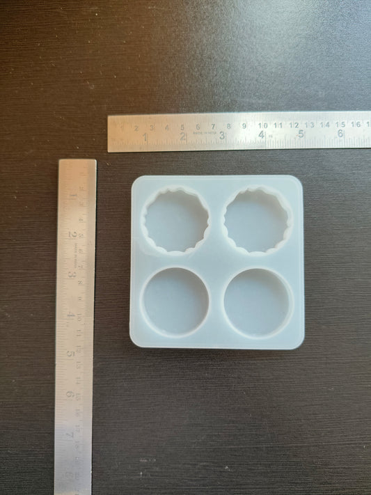 4 cavity shape mould-D