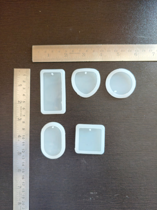 5pcs keychain mould
