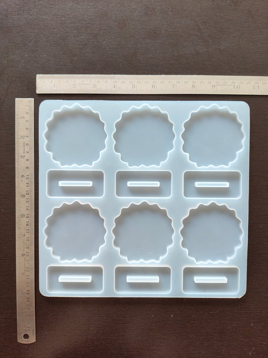 6 Cavity Agate Stand Mould