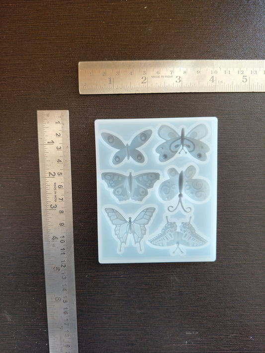 6 cavity butterfly mould