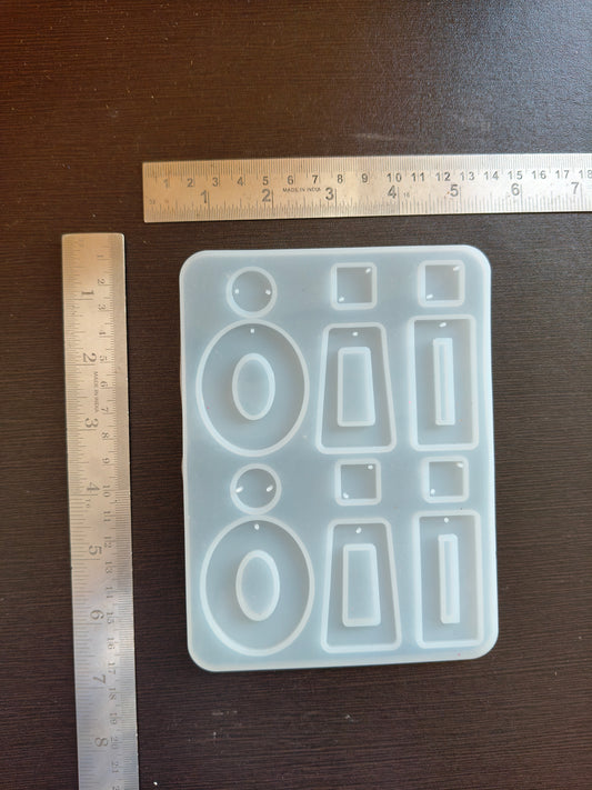 6 cavity earring mould-A