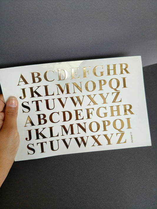 A5 Embossed Sticker Sheet-IS004