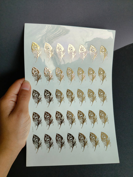 A5 Embossed Sticker Sheet-IS009