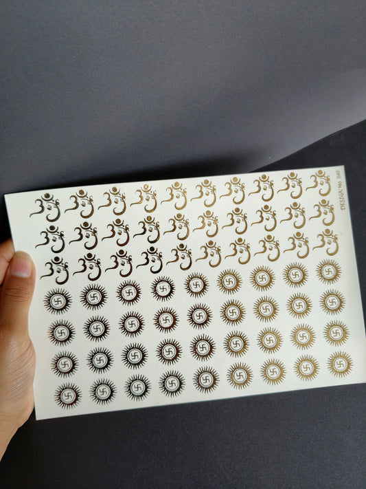 A5 Embossed Sticker Sheet-IS010