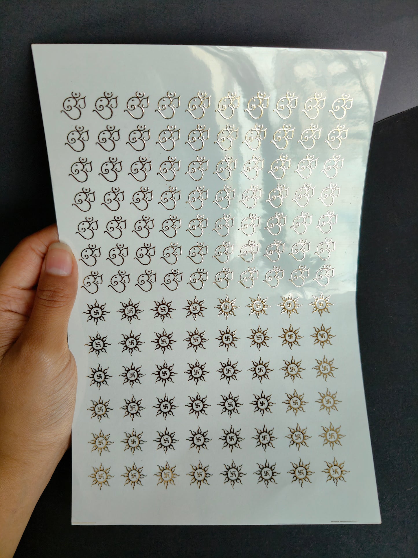 A5 Embossed Sticker Sheet-IS016