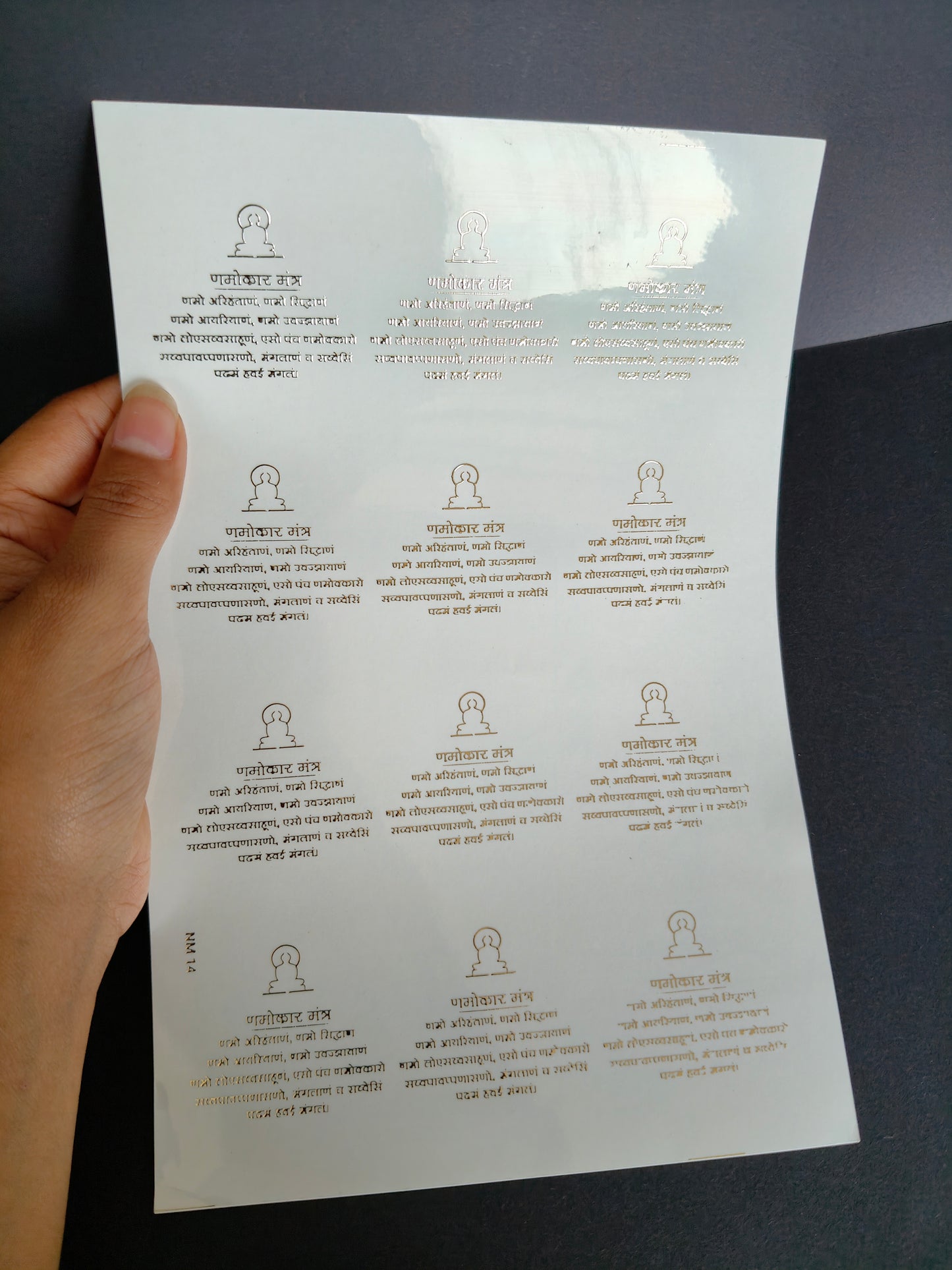 A5 Embossed Sticker Sheet-IS038