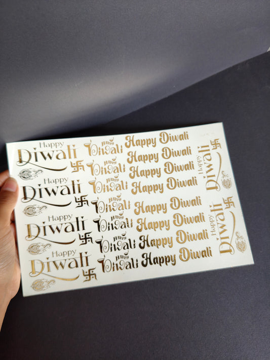 A5 Embossed Sticker Sheet-IS050