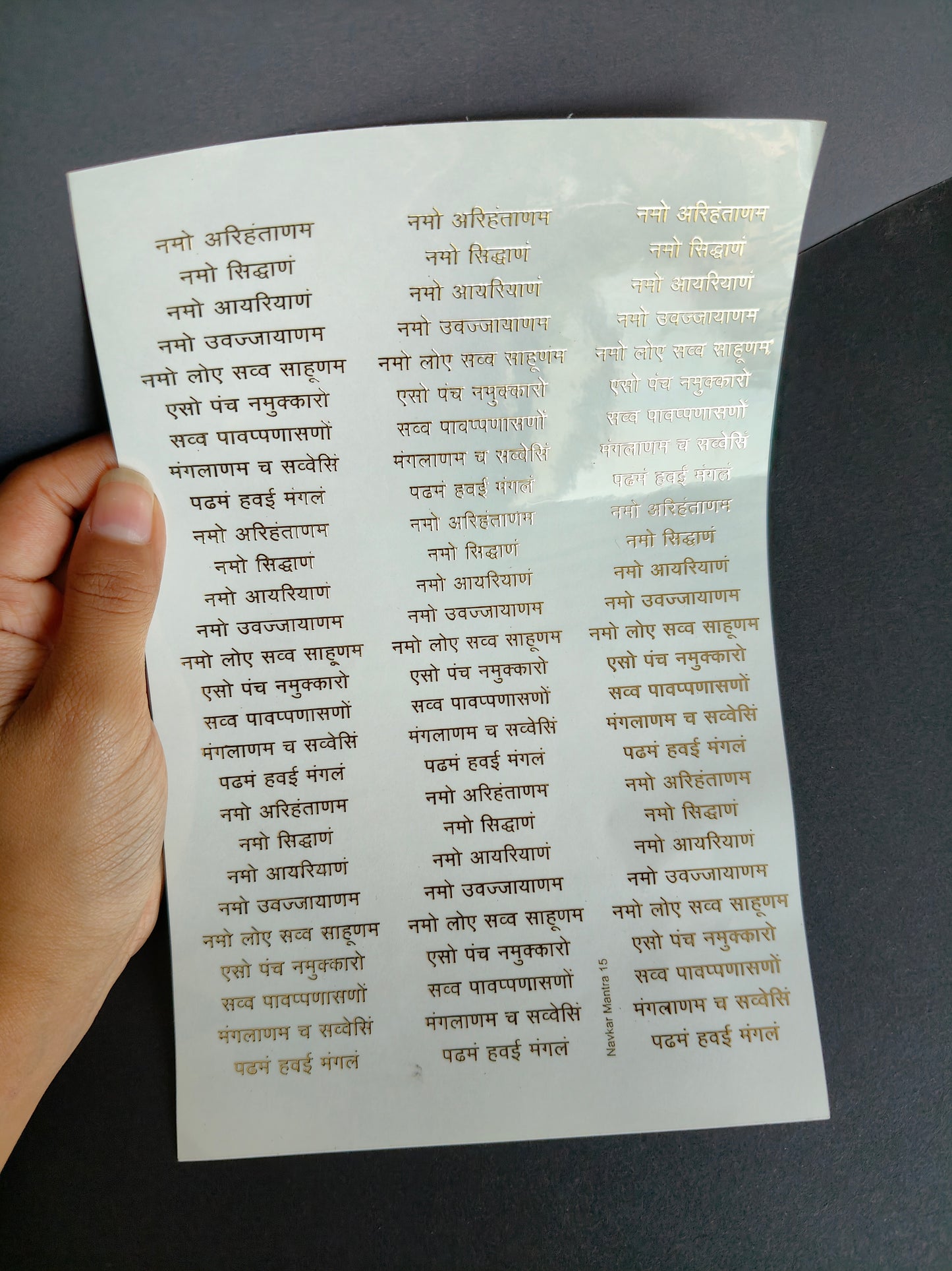 A5 Embossed Sticker Sheet-IS057