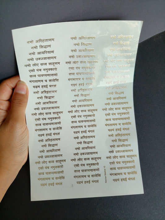 A5 Embossed Sticker Sheet-IS057