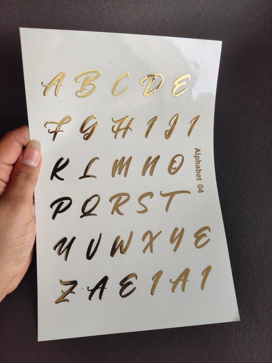 A5 Embossed Sticker Sheet-IS134