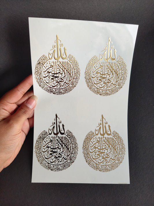 A5 Embossed Sticker Sheet-IS138