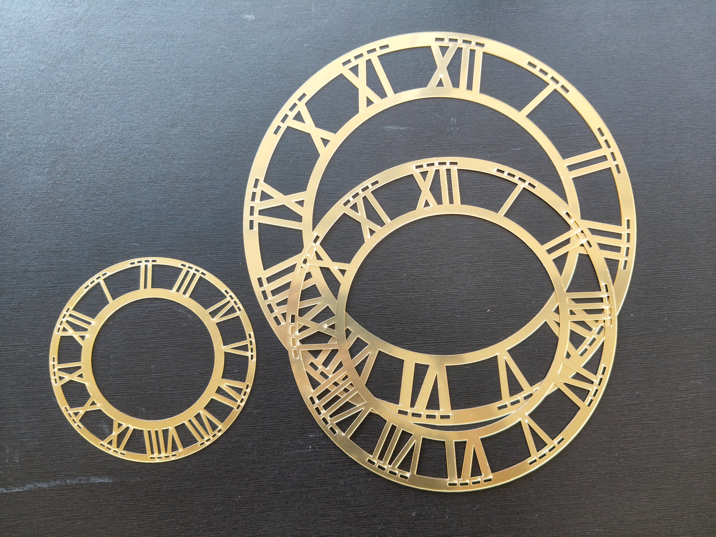 Gold Roman acrylic rings