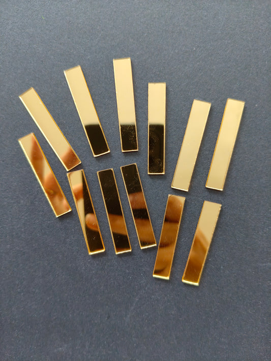 Gold acrylic sticks-A