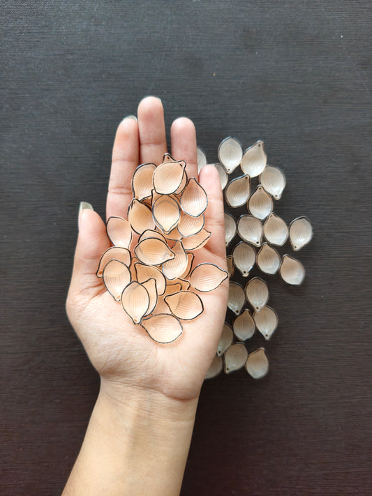 Leaves with black border