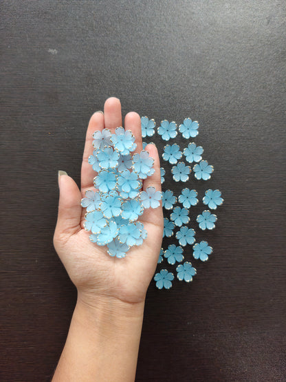 Small flower Leaves with gold border