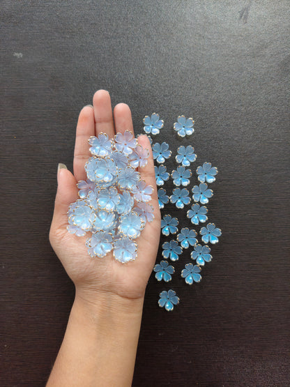 Small flower Leaves with gold border