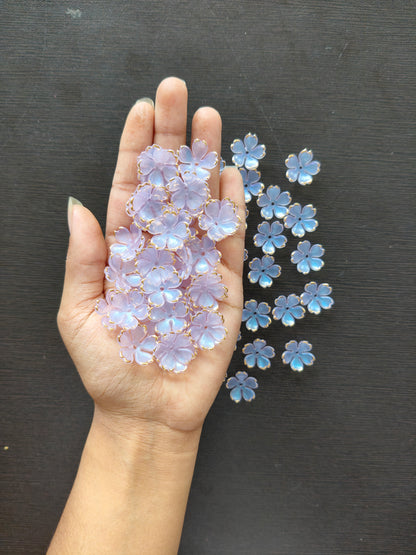 Small flower Leaves with gold border