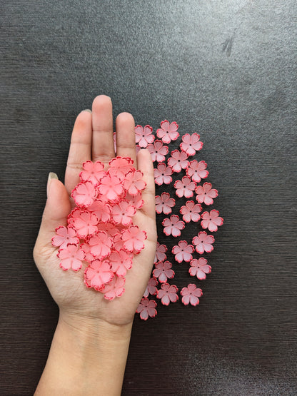 Small flower Leaves with Self border