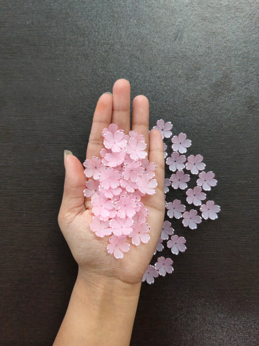 Small flower Leaves with Silver border