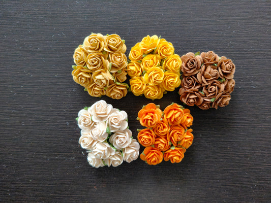 MF001- 25mm Mulberry roses