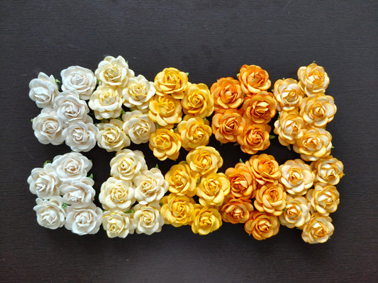 MF016- 45mm Mulberry roses