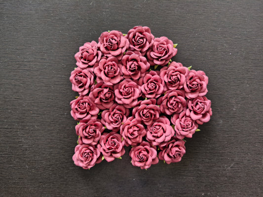 MF022- 45mm Mulberry roses