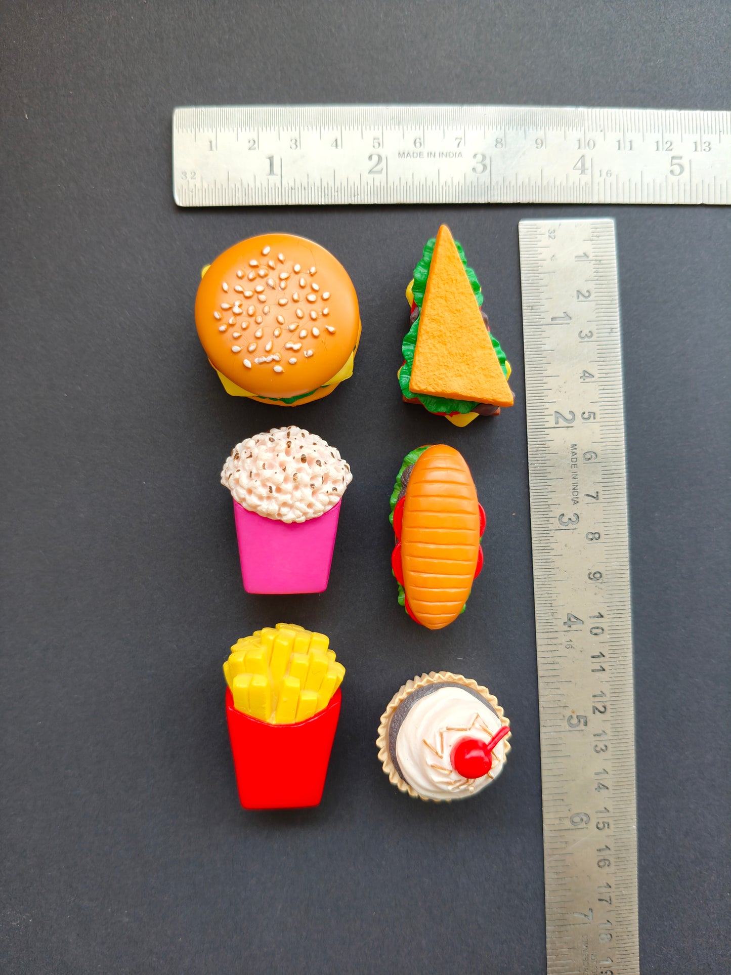 MN012- Fast Food set of 6 miniature