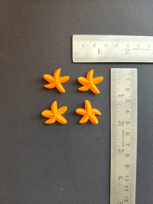 MN228- Orange starfish miniature