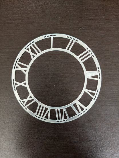 Silver Roman acrylic rings