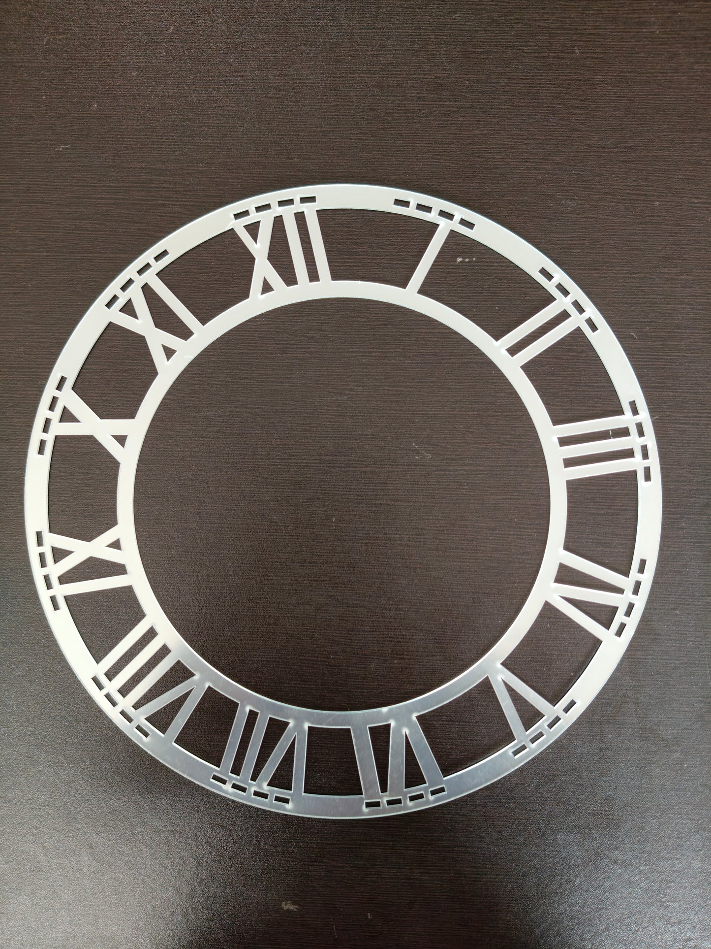 Silver Roman acrylic rings