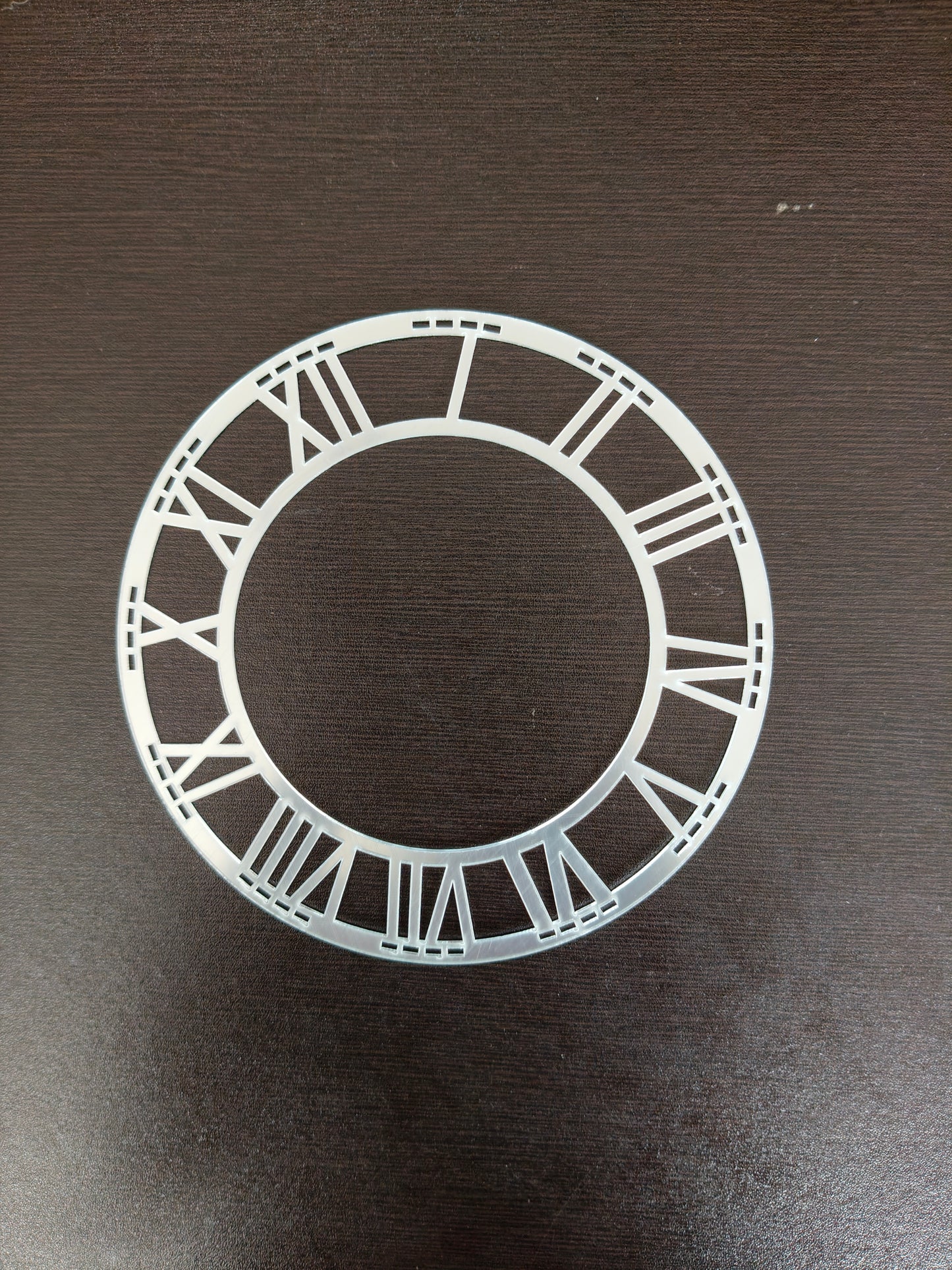 Silver Roman acrylic rings