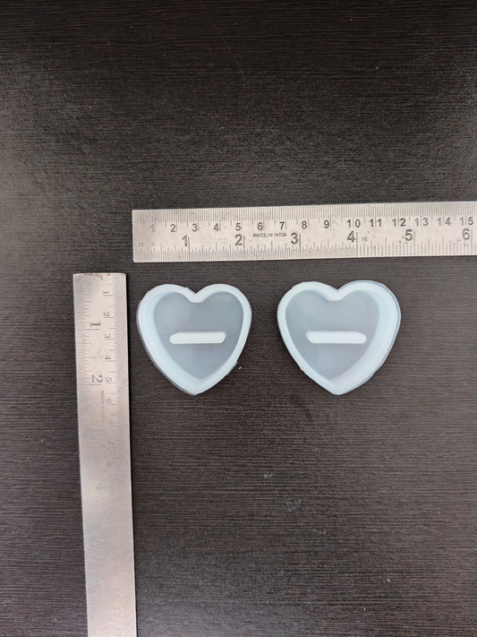Single heart ring holder mould-