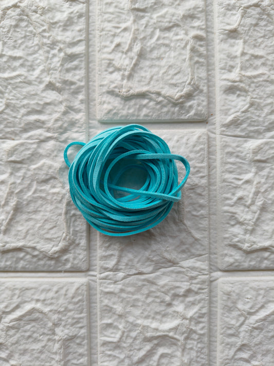 TH026-Blue Leather cords